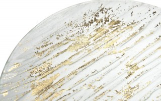 Podstawka szklana ze złotem MK1031