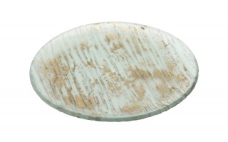 Podstawka szklana ze złotem MK1031