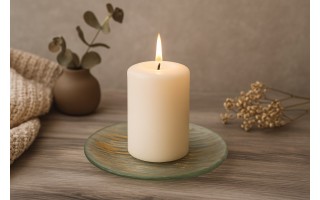 Podstawka szklana ze złotem MK1031