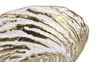 Salaterka szklana złota XC0537