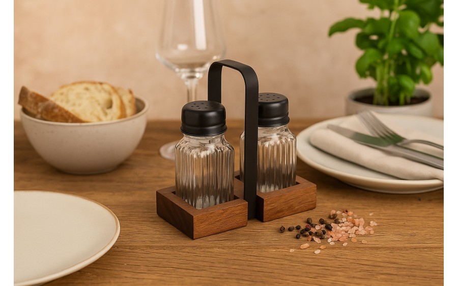 Solniczka i pieprzniczka na stojaku 229230