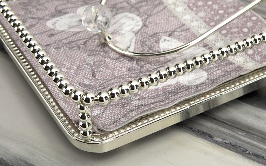 Serwetnik metalowy ozdobny JK0284