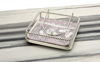 Serwetnik metalowy ozdobny JK0284