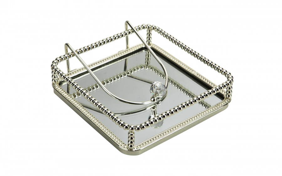 Serwetnik metalowy ozdobny JK0284