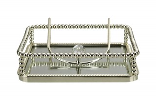 Serwetnik metalowy ozdobny JK0284