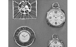 Zegar 41 x 41 cm metal