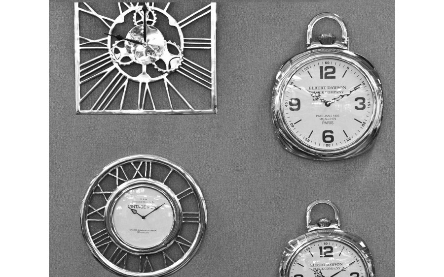 Zegar 41 x 41 cm metal