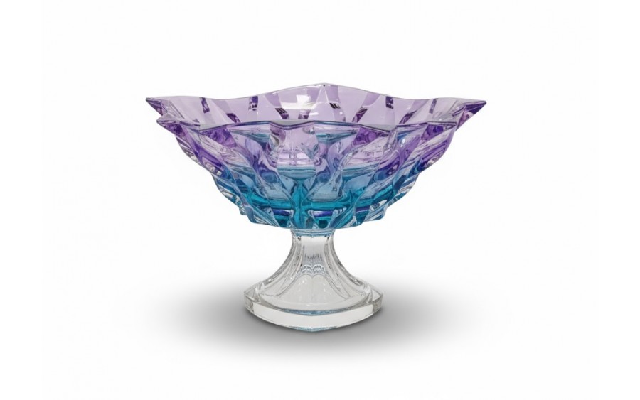 Misa kryształowa na nodze 30,5 cm Samba Gradient Bohemia