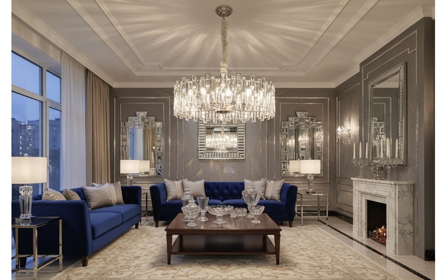 Lampa wisząca kryształowa Jewel 60215/10