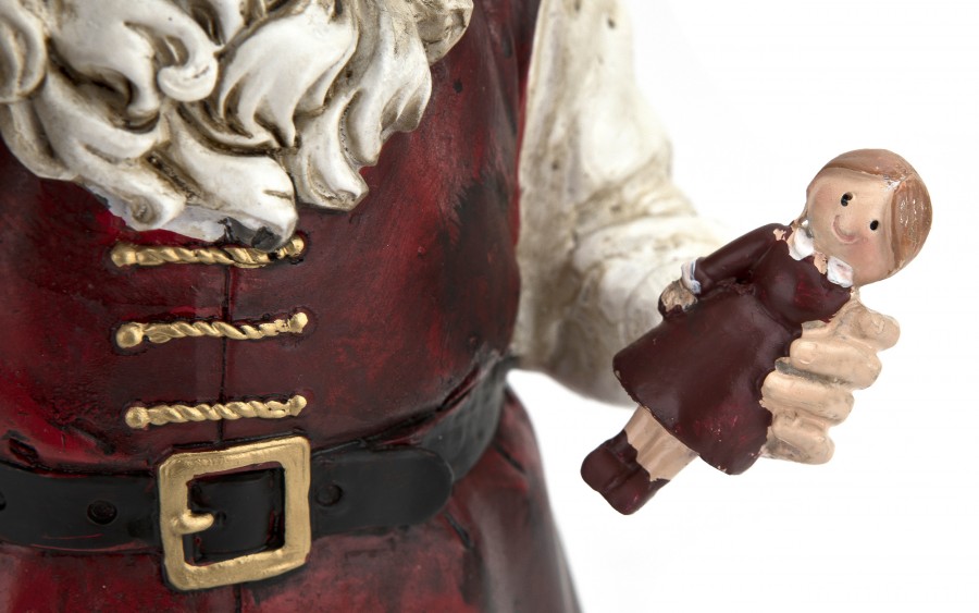 Figurka świąteczna Mikołaj 33x14 cm