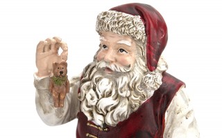 Figurka świąteczna Mikołaj 33x14 cm