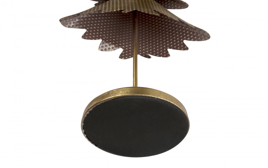 Figurka świąteczna Choinka metalowa 97 cm złota