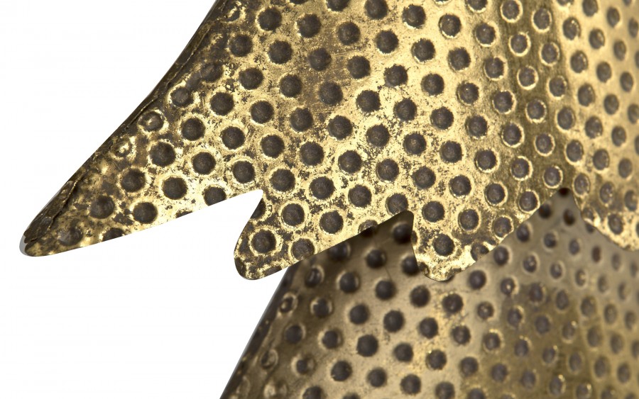 Figurka świąteczna Choinka metalowa 97 cm złota