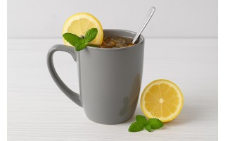 Kubek ceramiczny 300 ml szary