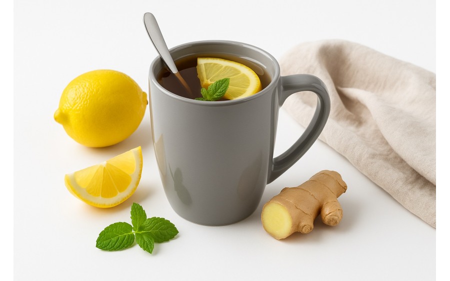 Kubek ceramiczny 300 ml szary