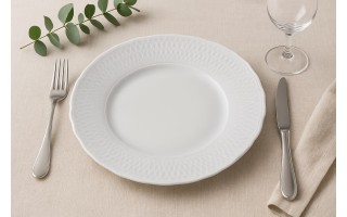 Talerz płytki 28 cm Sofia Biała