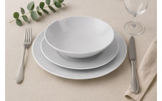 Talerz płytki 28 cm Sofia Biała