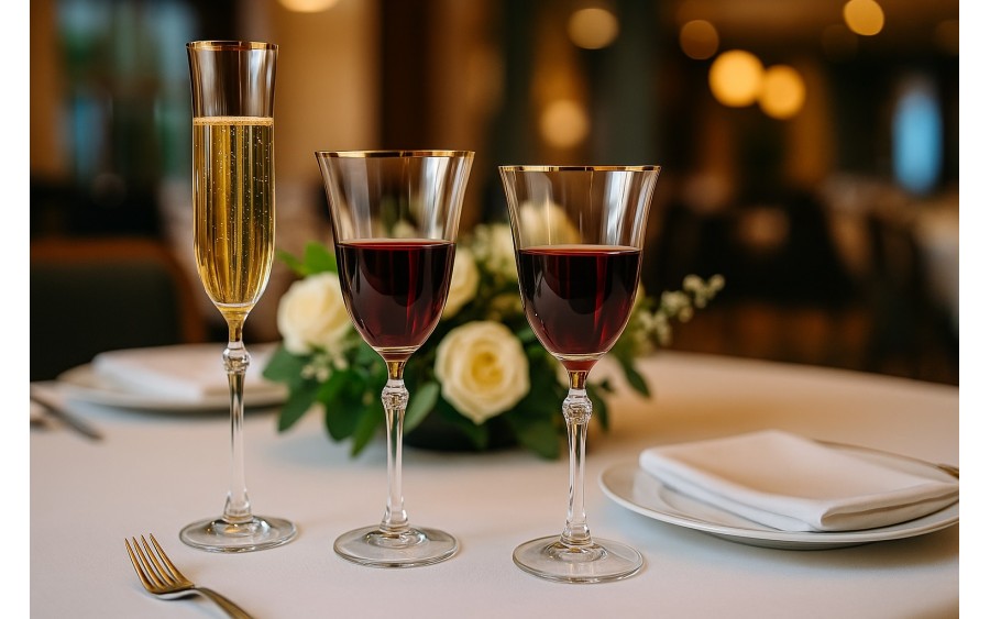 Kieliszek do wina 350 ml Zoya/Parus Gold