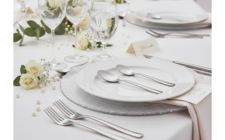 Komplet sztućców 64 el. dla 12 osób Aurora w pudełku