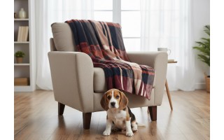 Koc Ibena 150x200 cm Falkland IB2742-460 czerwony