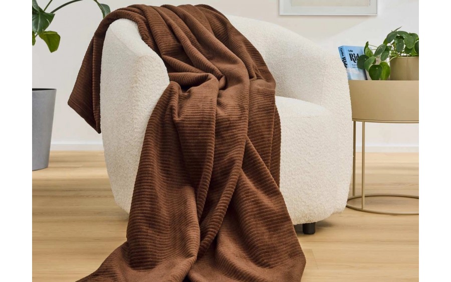 Koc Ibena 140x200 cm Cordoba IB2120-330 brązowy