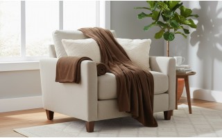 Koc Ibena 140x200 cm Cordoba IB2120-330 brązowy