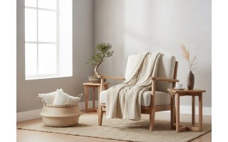 Koc Ibena 140x200 cm Cordoba IB2120-380 beżowy