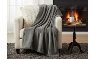 Koc 150x200 cm Kuschelsoft 3638-380 popielaty