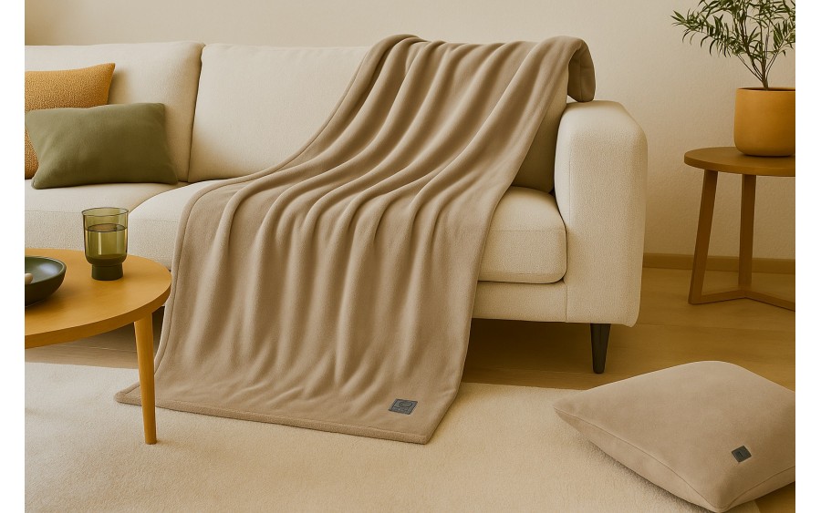 Koc 150x200 cm Kuschelsoft 3638-350 beżowy