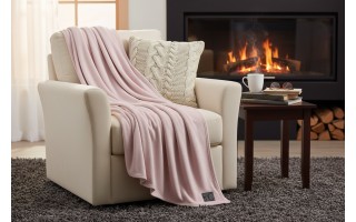 Koc 150x200 Kuschelsoft 3638-500 różowy