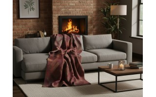 Koc bawełniany 150x200 cm Garnet Glow 823267