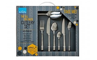 Komplet sztućców dla 6 osób Manille 42 cz.
