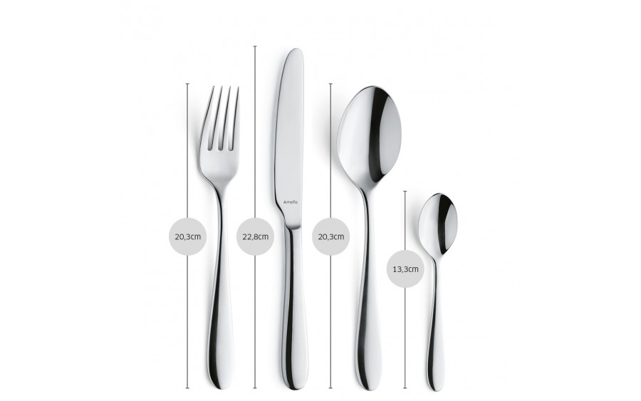 Komplet sztućców dla 6 osób Oxford 24 cz.