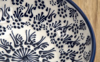 Salaterka ceramiczna 15,5 cm Oriental White Blue
