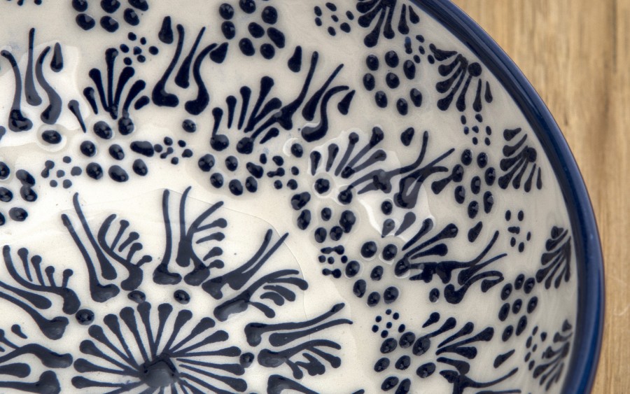 Salaterka ceramiczna 15,5 cm Oriental White Blue