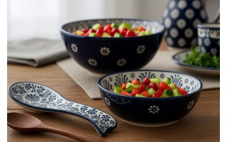 Salaterka ceramiczna 15,5 cm Oriental White Blue