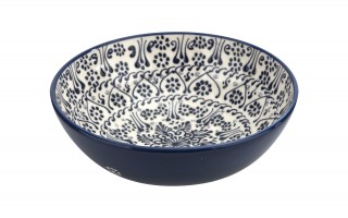 Salaterka ceramiczna 26,5 cm Oriental White Blue