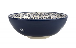 Salaterka ceramiczna 26,5 cm Oriental White Blue