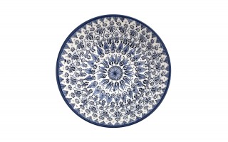 Salaterka ceramiczna 31 cm Oriental White Blue