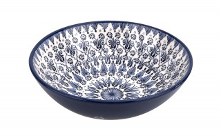 Salaterka ceramiczna 31 cm Oriental White Blue