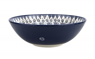 Salaterka ceramiczna 31 cm Oriental White Blue