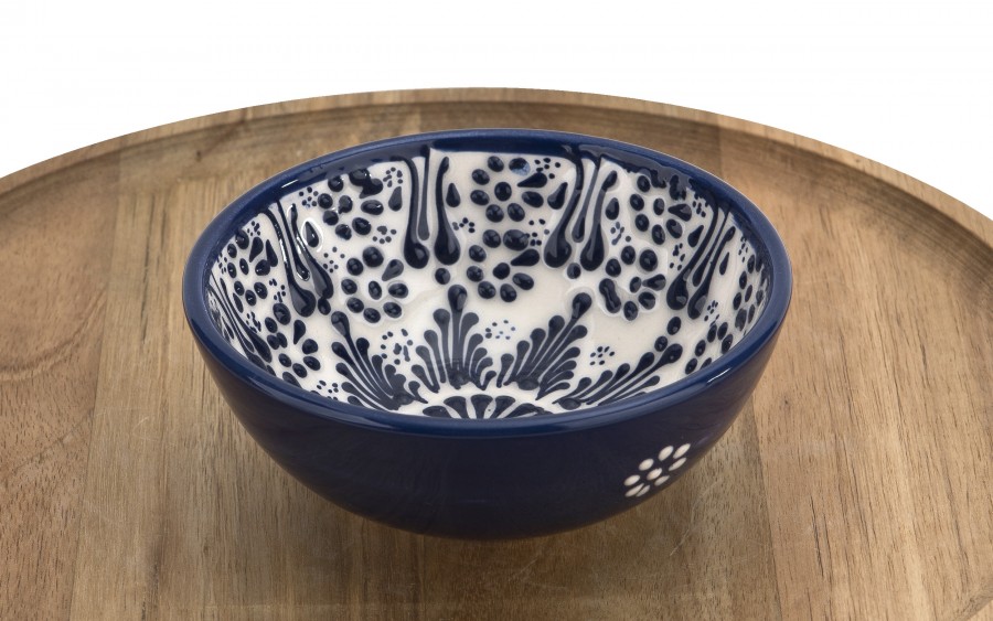 Salaterka ceramiczna 12 cm Oriental White Blue