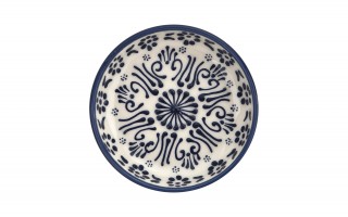 Płytka Salaterka ceramiczna 12 cm Oriental White Blue