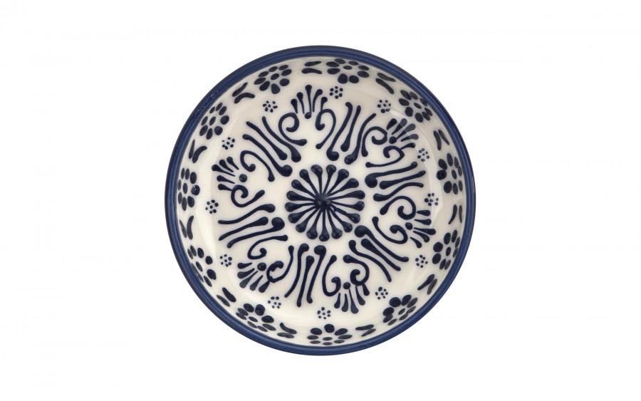 Płytka Salaterka ceramiczna 12 cm Oriental White Blue