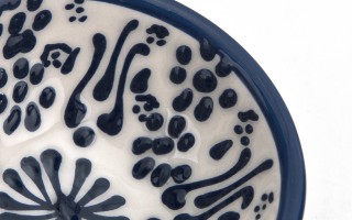 Mini Salaterka/dip ceramiczna 8,5 cm Oriental White Blue