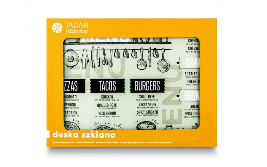 Deska szklana 40x30 cm Cut&Art hartowana