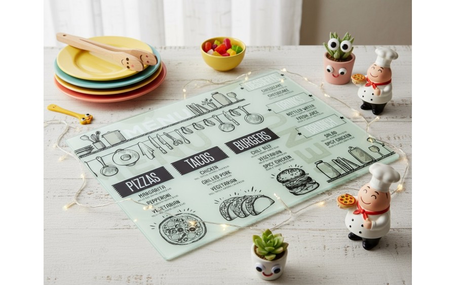 Deska szklana 40x30 cm Cut&Art hartowana