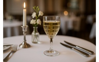 Kieliszek kryształowy do wina 240 ml TIME SQUARE