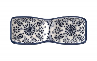 Dip podwójny ceramiczny Oriental White Blue