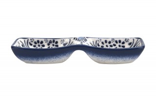 Dip podwójny ceramiczny Oriental White Blue